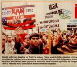 BAŞÖRTÜSÜNE ÖZGÜRLÜK' SESLERİ ANTALYA'DAN DA YÜKSELDİ