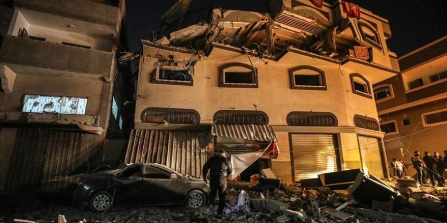 Siyonist İsrail İslami Cihad Hareketi’nin Liderlerinden Ebu’l Ata’nın Evini Bombaladı