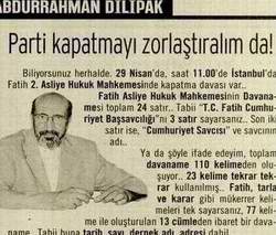 PARTİ KAPATMAYI ZORLAŞTIRALIMDA!