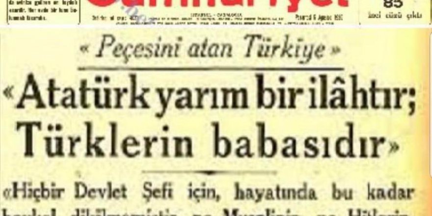 Çılgın Kemalistler’in Atatürk’ü Milletine Yabancılaştırmasına Müsaade Etmeyelim!