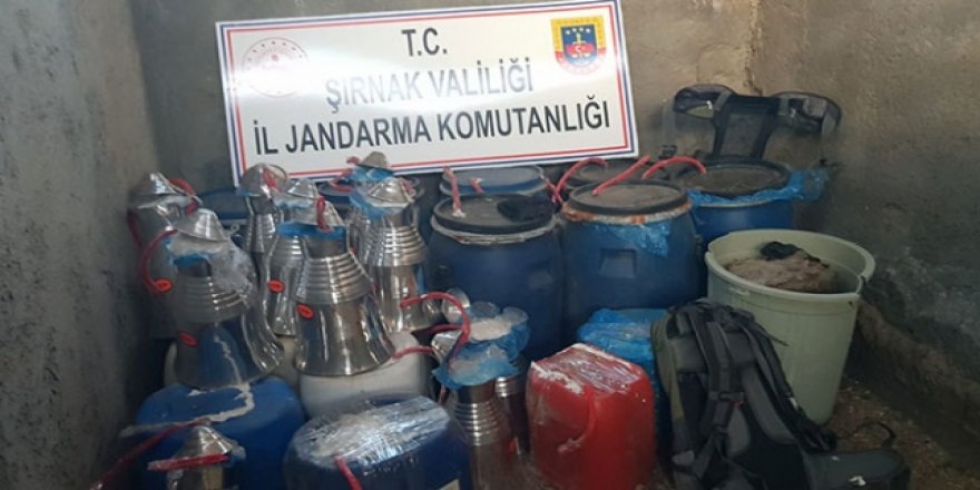Şırnak'ta 2 Ton Patlayıcı Ele Geçirildi