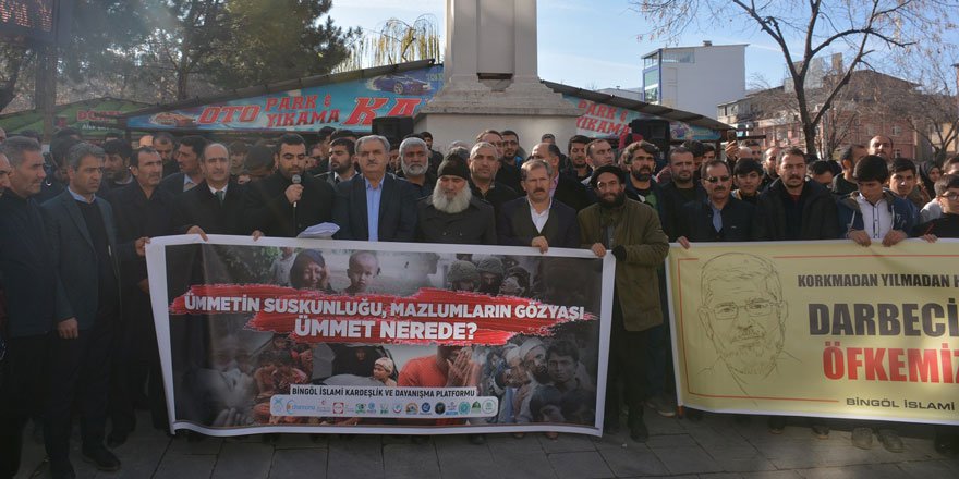 Doğu Türkistan’da Yapılan Zulümler Bingöl’de Protesto Edildi