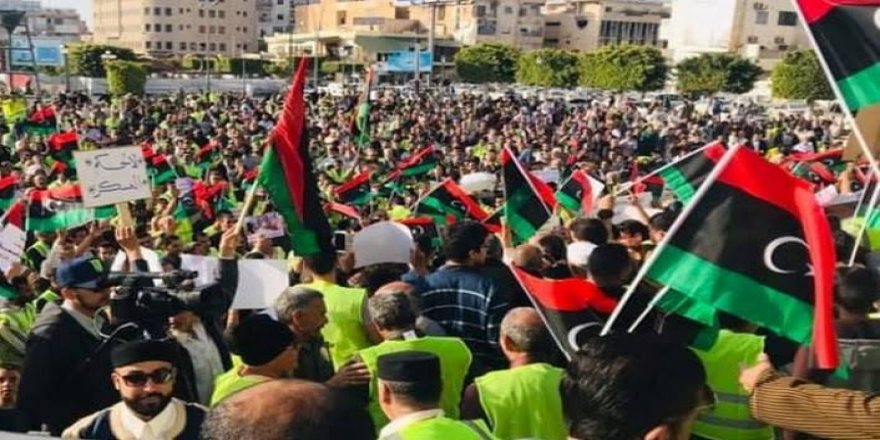 Libya’nın Mısrata Kentinde Trablus İçin Gösteri