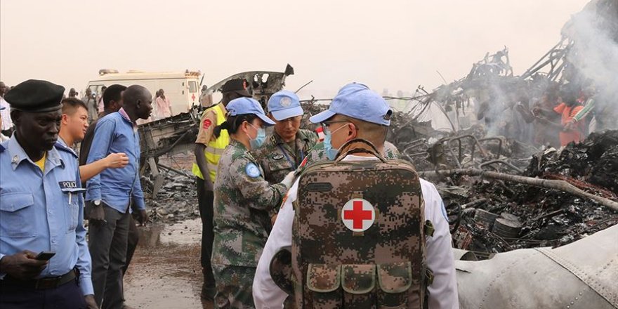 Sudan'da Askeri Uçak Düşmesi Sonucu 18 Kişi Öldü 
