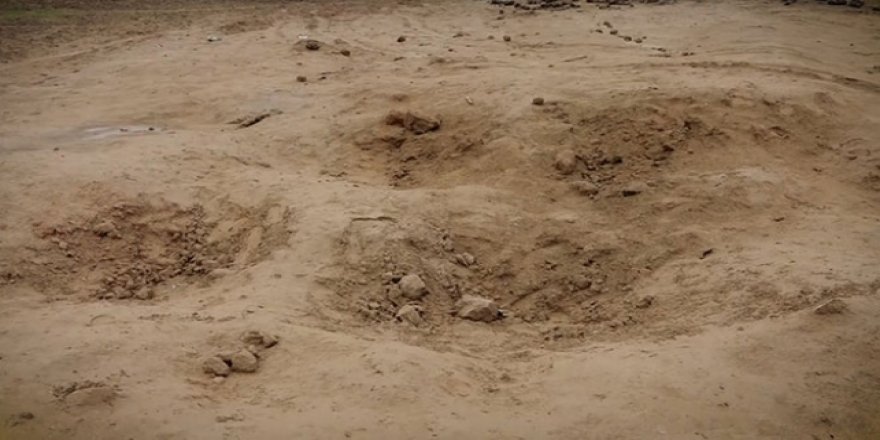 İran Füzesinin Düştüğü Yer Görüntülendi