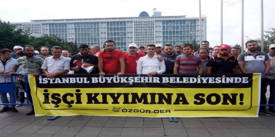 İBB'de İşten Çıkartılan İşçiler 150. Günde Eylemlerine Devam Etti