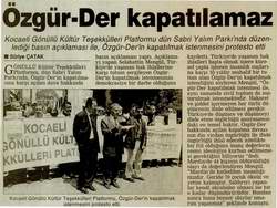 OZGÜR-DER KAPATILAMAZ