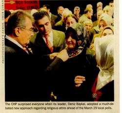 CHP SEEMS TO FAİL SİNCERİTY TEST ON HEADSCARF İNİTİATİVE
