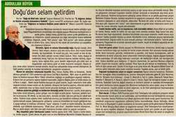 DOĞU'DAN SELAM GETİRDİM!