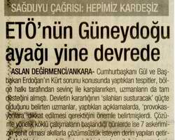 SAĞDUYU ÇAĞRISI: HEPİMİZ KARDEŞİZ