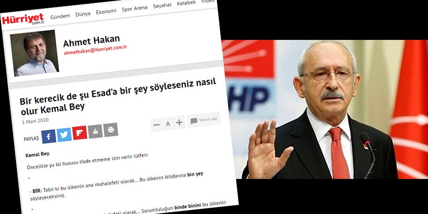 ‘‘Bir Kerecik Esad’a Deyin Şunları Kemal Bey’’