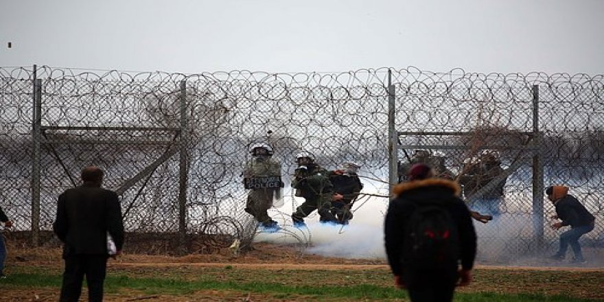 Yunan Güvenlik Güçleri Plastik Mermiye Saplanması İçin Tel Yerleştirdi!