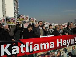 Yemen'deki Katliam Ankara'da Protesto Edildi