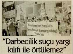 DARBECİLİK SUÇU YARGI KILIFI İLE ÖRTÜLEMEZ