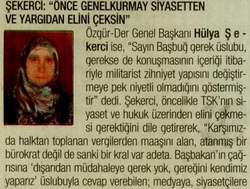 SİYASETTEN ELİNİZİ ÇEKİN YIPRANMAYIN