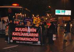 Suudi Arabistan İstanbul'da Protesto Edildi!