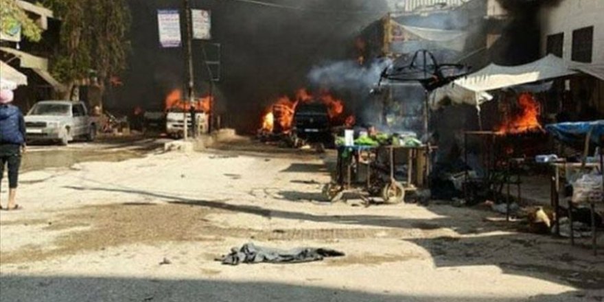Afrin'de Bomba Yüklü Araç Saldırısı: 11'i Çocuk 40 Kişiyi Katlettiler!