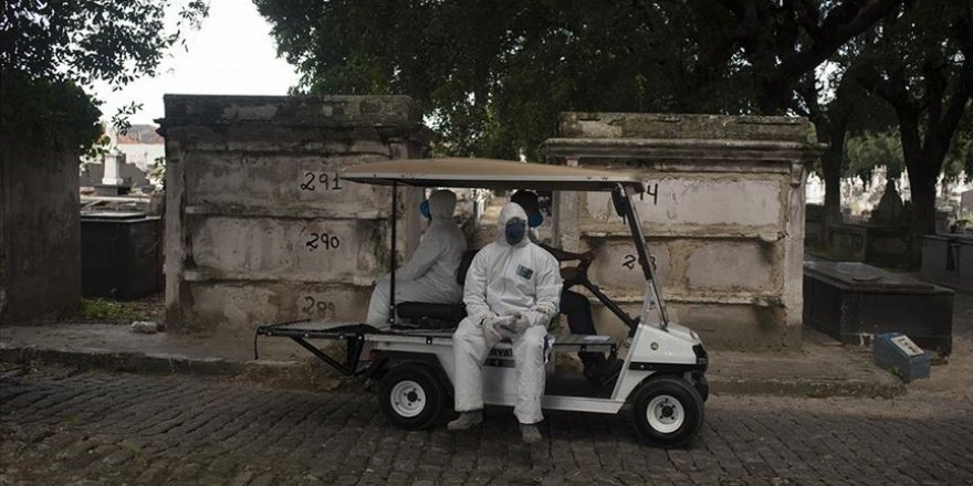 Brezilya'da Son 24 Saatte Kovid-19 Nedeniyle 633 Kişi Öldü