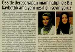 ÖSS'DE DERECE YAPAN İMAM HATİPLİLER: BİZ KAYBETTİK AMA YENİ NESİL...