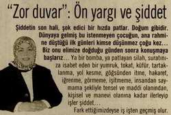 "Zor Duvar": Ön Yargı Ve Şiddet