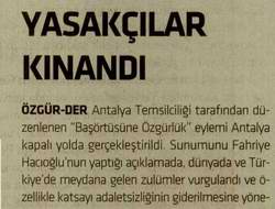 Yasakçılar Kınandı