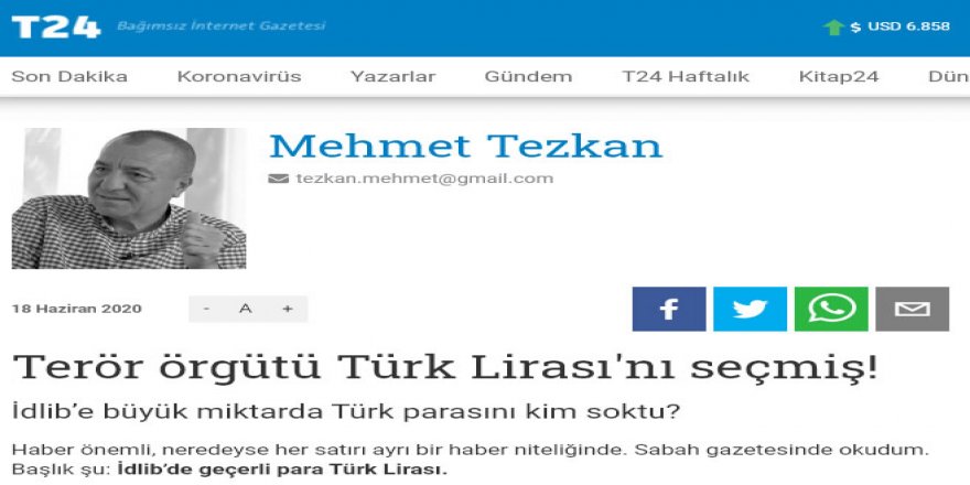 PYD/YPG Kendi Bölgesinde Türk Lirasına Geçme Kararı Alsaydı Aynı Tepkiyi Verir miydiniz?