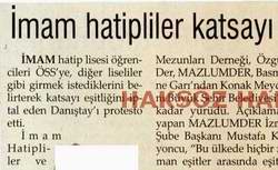 İmam Hatipliler Katsayı Eşitliği İstiyor