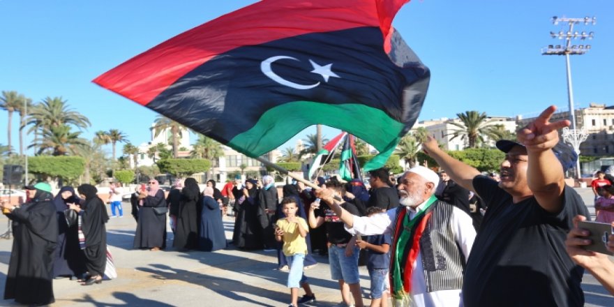 Trablus'ta Sisi Karşıtı Gösteri