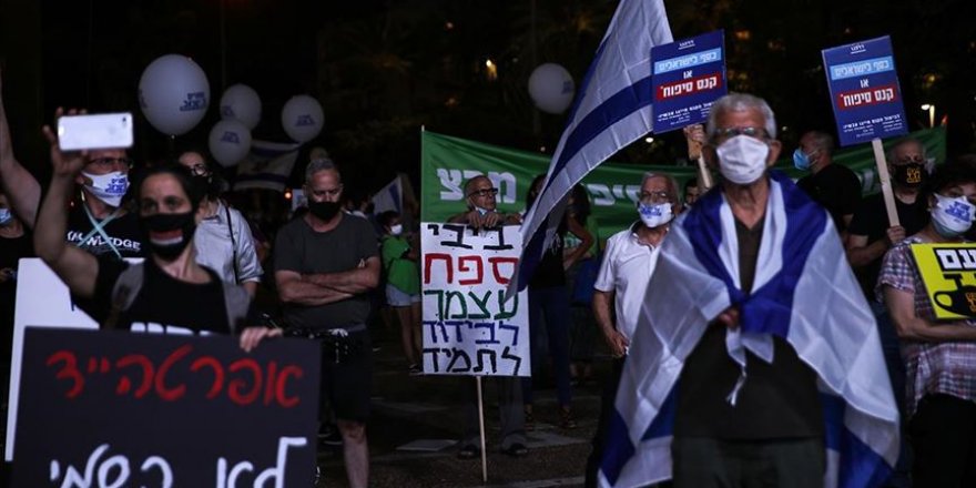 İsrail’de 'İlhak' Karşıtı Protestolar Devam Ediyor 