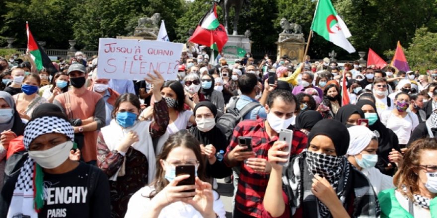 İsrail'in "İlhak" Planı Belçika'da Protesto Edildi