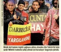 Sivil Toplum Örgütleri, Cuntaya Karsı Yürüdü