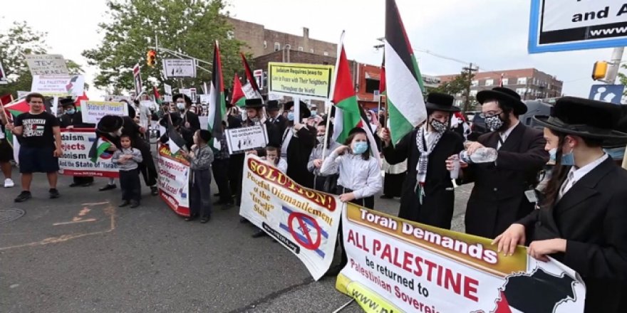 İsrail'in İlhak Planı New Jersey'de Protesto Edildi