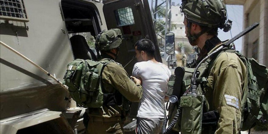 İşgalci İsrail 16 Yaşındaki Filistinliyi Gözaltına Aldı