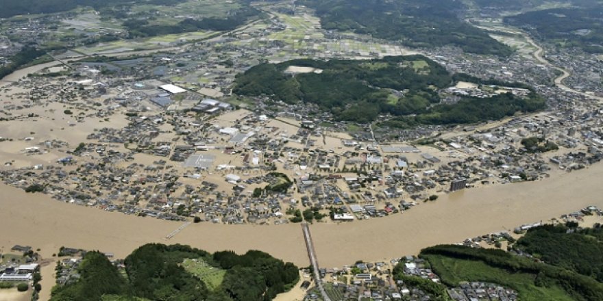 Japonya'daki Taşkında Can Kaybı 18'e Çıktı