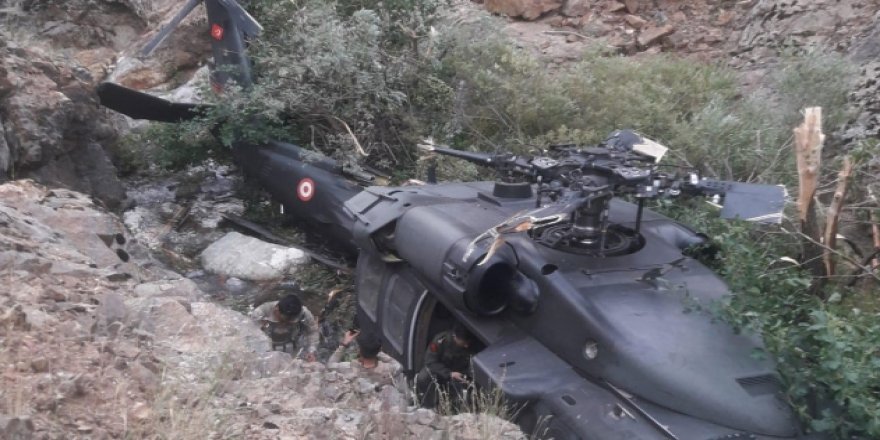 Operasyondan Dönen Helikopter Zorunlu İniş Yaptı