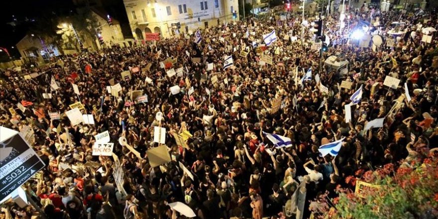 Netanyahu karşıtı gösteriler ülke geneline yayılıyor