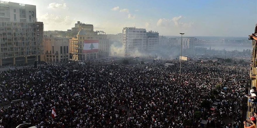 Beyrut'taki gösterilerin bilançosu: 1 ölü, 238 yaralı