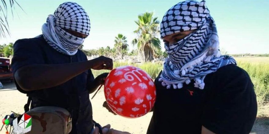 Siyonist İsrail’in Gazze’de balonlarla savaşı