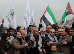 İstanbul’da “Viva Palestina” Çıkarması