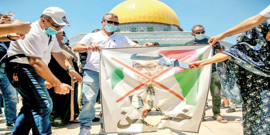 Mescid-i Aksa’daki BAE-İsrail protestosu sonrası Filistin’e tehdit