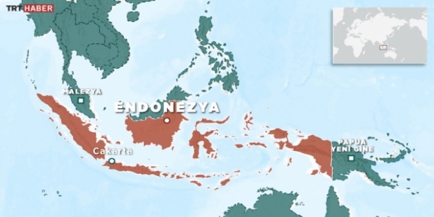 Endonezya'da 6,9 büyüklüğünde deprem