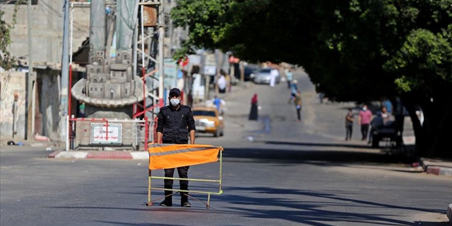 Gazze'de Kovid-19 önlemleri kapsamında sokağa çıkma yasağı uzatıldı