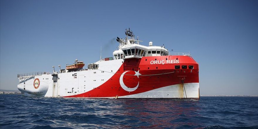 Oruç Reis gemisinin Doğu Akdeniz'deki çalışma süresi 12 Eylül'e kadar uzatıldı