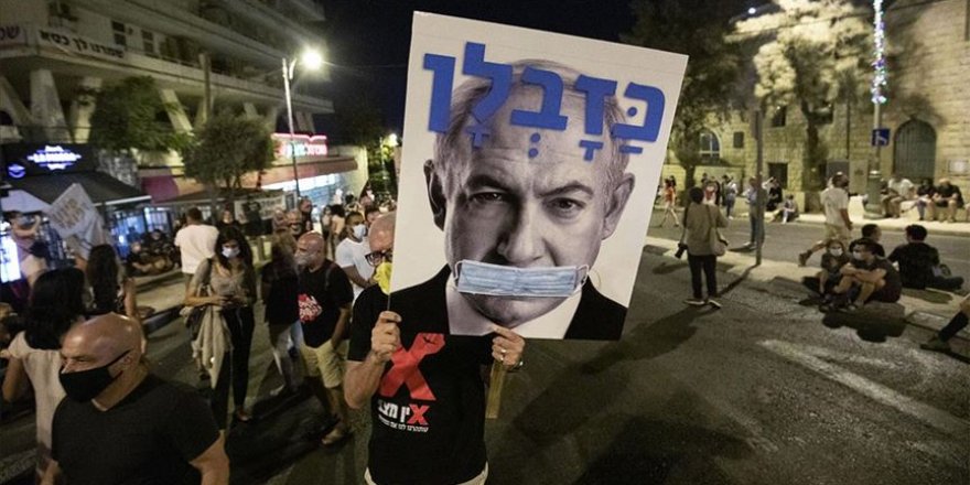 Batı Kudüs'te Netanyahu karşıtı gösteri