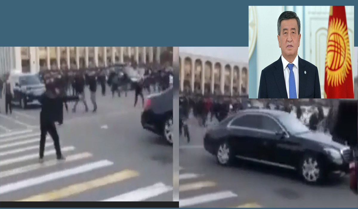 Kırgızistan’ın eski cumhurbaşkanının aracına silahlı saldırı düzenlendi