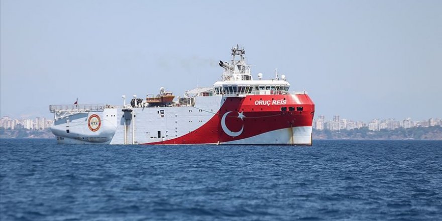 Oruç Reis gemisi Doğu Akdeniz'de 22 Ekim'e kadar çalışacak