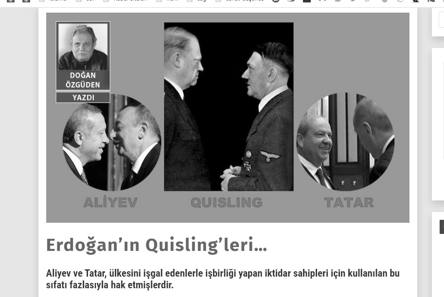 “Gerçeküstü” yazarından Erdoğan’a Hitler iması!
