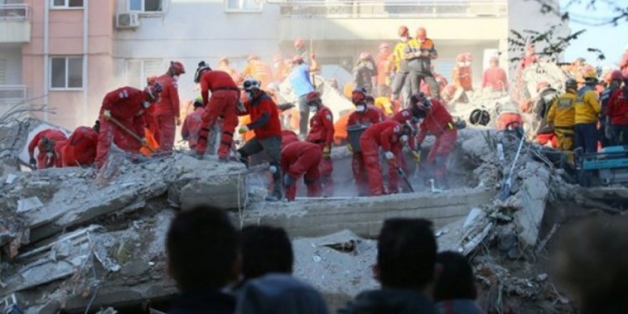 İzmir'deki depremde can kaybı 109'a yükseldi