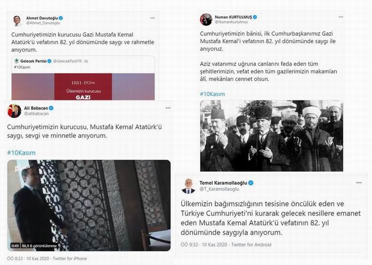 Siyasi partilerin 10 Kasım'da rahmet okuma geleneği sürüyor