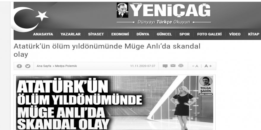 Ata’nın ölüm yıldönümünde Müge Anlı skandalı!?